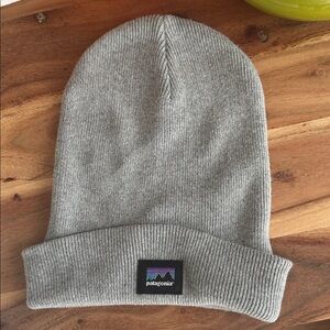 Patagonia Grey Knit Hat